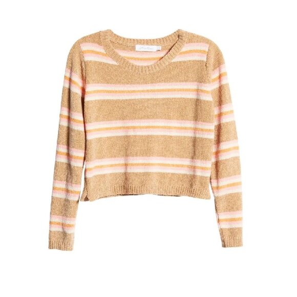 All In Favor Stripe Crop Sweater - Picture 3 of 3